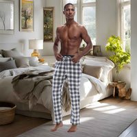 Men's Cotton Flannel Pyjama Bottoms - Lightweight Comfort, Pack of 2