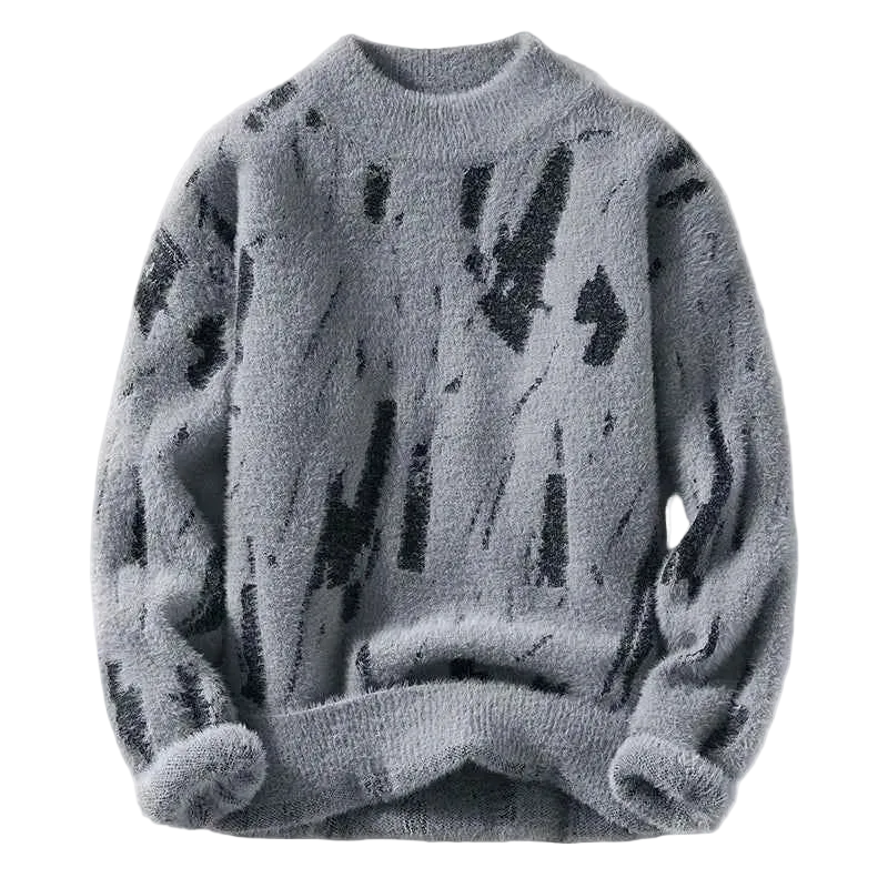 Fashion Sweaters/Male Loose Casual Knitted Pullover Round Neck Sweaters M-3XL