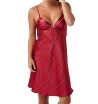 Ladies Satin Chemise Size 8 to 20 in Petit Fleur Print with Faggotting Trim