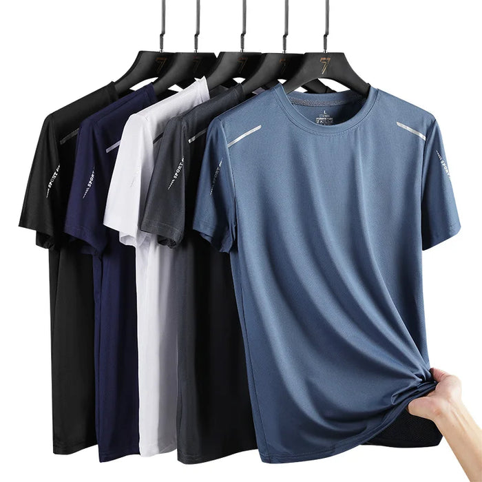 SaneShoppe-Men's Quick Dry Hiking T-shirt for Outdoor Sports by CHRLCK