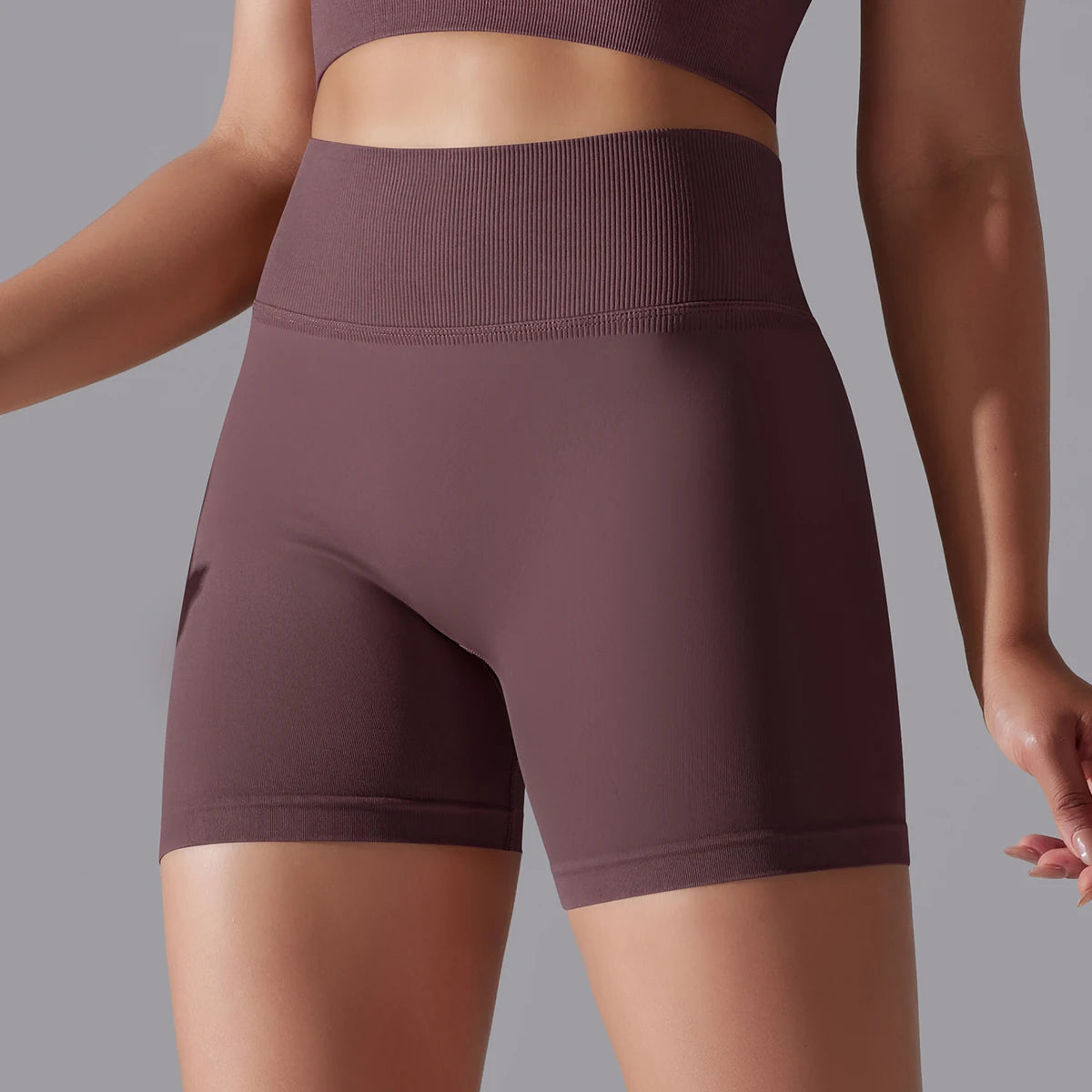 SaneShoppe - High Waist Yoga Shorts - Lift & Sculpt Fitness Butt - Sportswear for Women