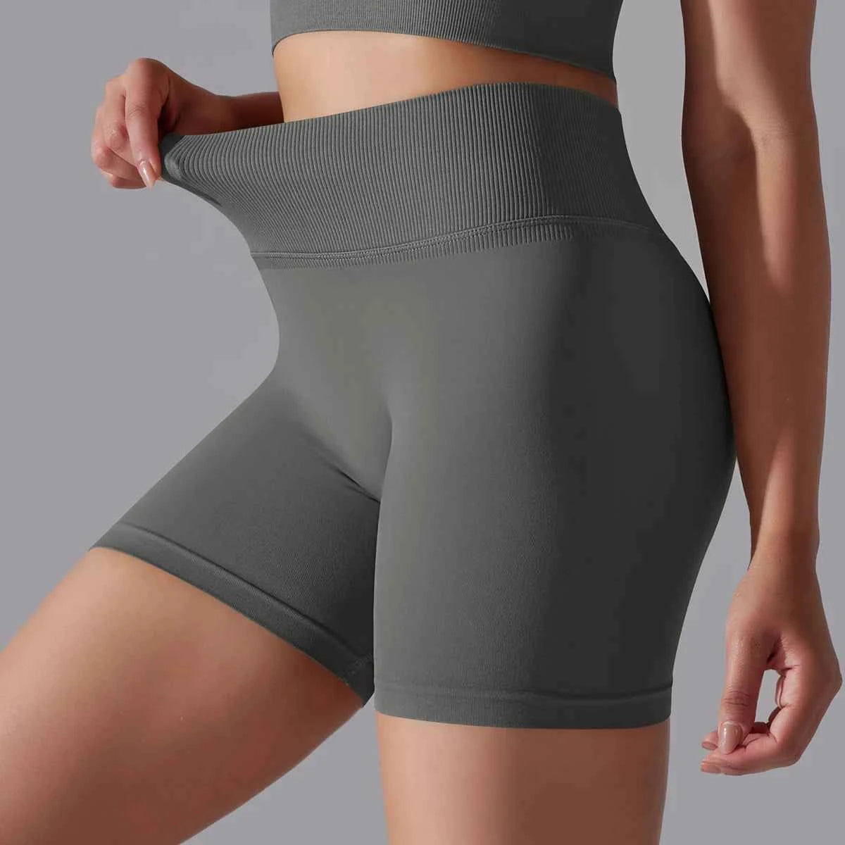 High Waist Yoga Shorts - Lift & Sculpt Fitness Butt - Sportswear for Women