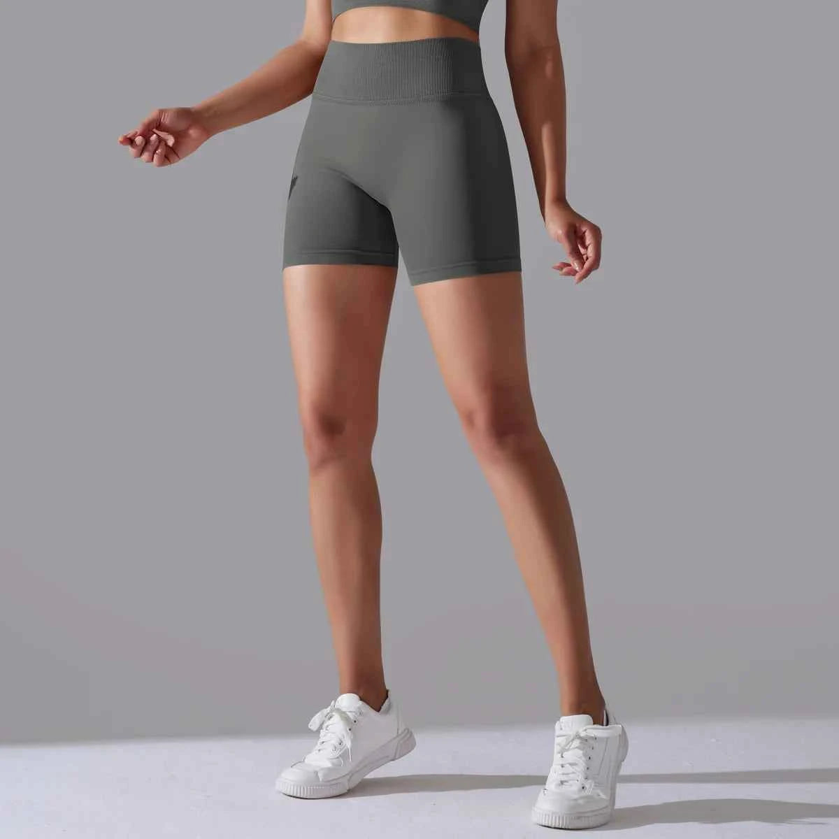 High Waist Yoga Shorts - Lift & Sculpt Fitness Butt - Sportswear for Women