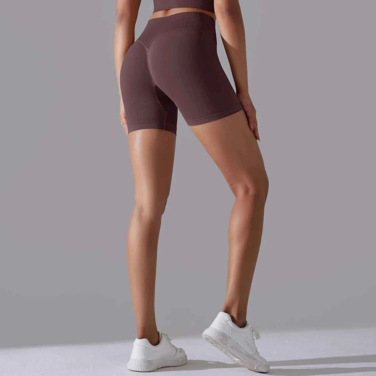 High Waist Yoga Shorts - Lift & Sculpt Fitness Butt - Sportswear for Women