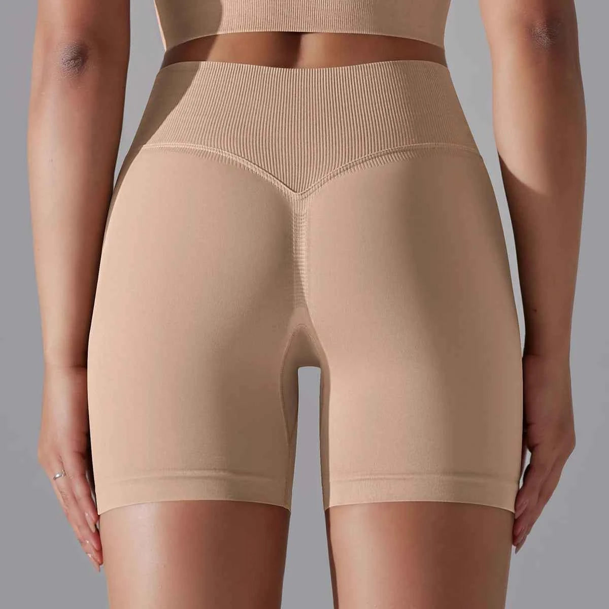 High Waist Yoga Shorts - Lift & Sculpt Fitness Butt - Sportswear for Women