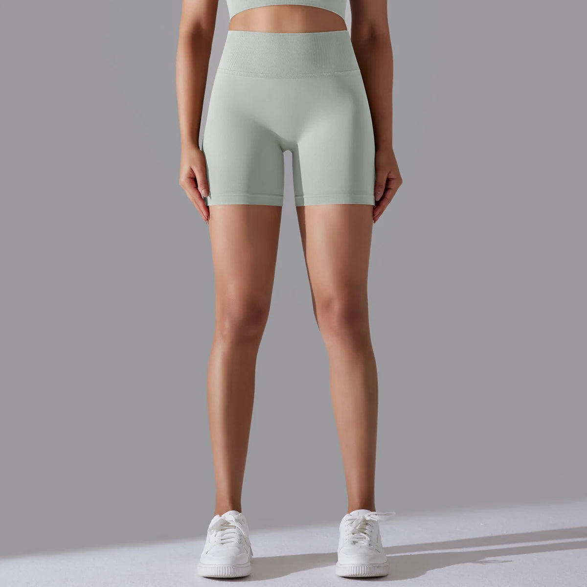 SaneShoppe High Waist Yoga Shorts - Lift & Sculpt Fitness Butt - Sportswear for Women