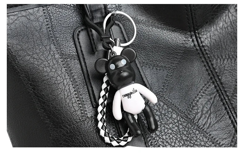 Trendy Large Capacity Tote Bag for Women - Horizontal Square Zipper Single Shoulder Handbag