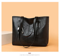 Trendy Large Capacity Tote Bag for Women - Horizontal Square Zipper Single Shoulder Handbag