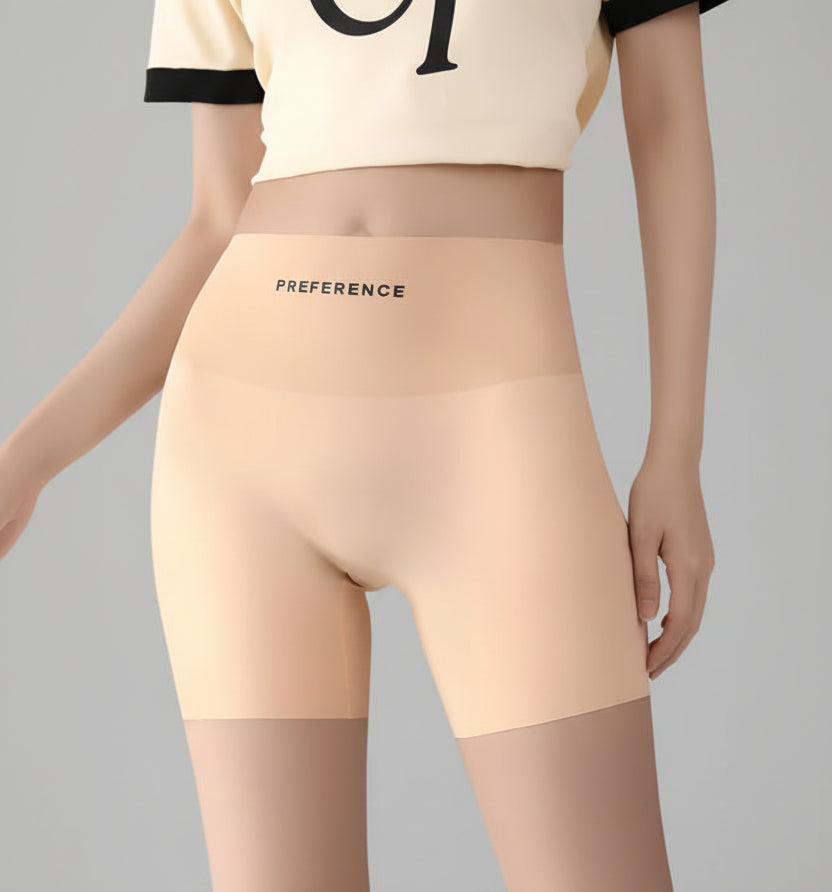 Safety Shorts Plus Size Seamless Underwear for Women - 3PCS Plus Size Seamless Safety Shorts