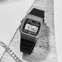 Casio F91W Retro Waterproof Watch - Fashionable Simple Small Square LCD Display Electronic Timepiece