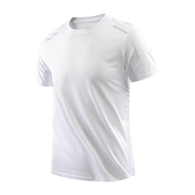 SaneShoppe-Men's Quick Dry Hiking T-shirt for Outdoor Sports by CHRLCK
