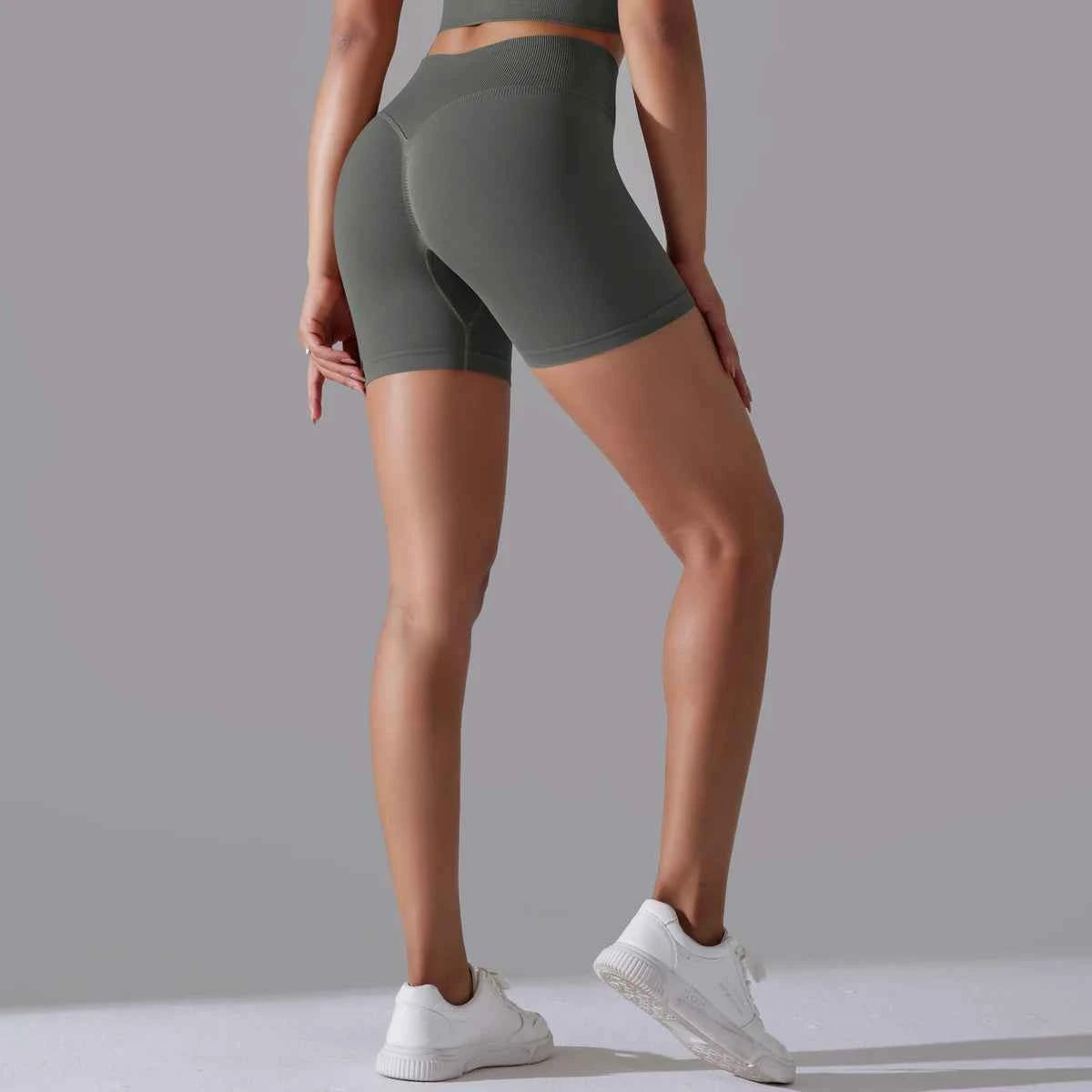 High Waist Yoga Shorts - Lift & Sculpt Fitness Butt - Sportswear for Women