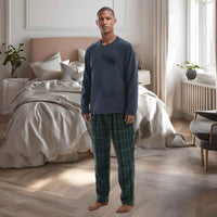 Green Long-Sleeve Fleece Pyjama Sets for Ultimate Comfort and Style
