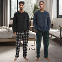 Green Long-Sleeve Fleece Pyjama Sets for Ultimate Comfort and Style