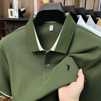 SaneShoppe-Luxury 100% Cotton Designer Brand Embroidered Men's Summer T-shirt