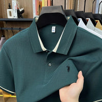 SaneShoppe-Luxury 100% Cotton Designer Brand Embroidered Men's Summer T-shirt