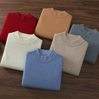 SaneShoppe-Men's Cashmere Autumn Winter Pullover Warm Sweater