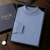 SaneShoppe-Men's Cashmere Autumn Winter Pullover Warm Sweater