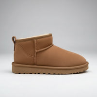 SaneShoppe-Stylish Winter Snow Boots with Sheepskin & Leather, Trendy Casual Warm Shoes
