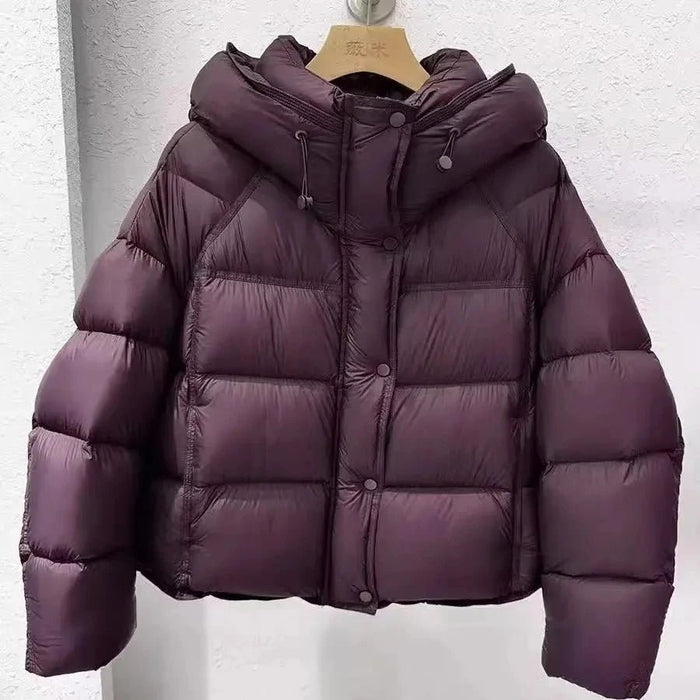 SaneShoppe-New 2025 Women Cotton Padded Parkas - Korean Winter Coat