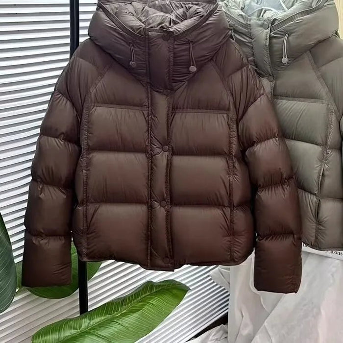 SaneShoppe-New 2025 Women Cotton Padded Parkas - Korean Winter Coat
