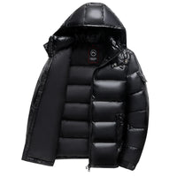 SaneShoppe - 2025 Winter New Goose Down Jacket Coat Thickened Warm Goose Down Content 90% Male Female High Quality Fabric