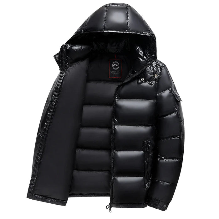 SaneShoppe - 2025 Winter New Goose Down Jacket Coat Thickened Warm Goose Down Content 90% Male Female High Quality Fabric