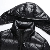 SaneShoppe - 2025 Winter New Goose Down Jacket Coat Thickened Warm Goose Down Content 90% Male Female High Quality Fabric