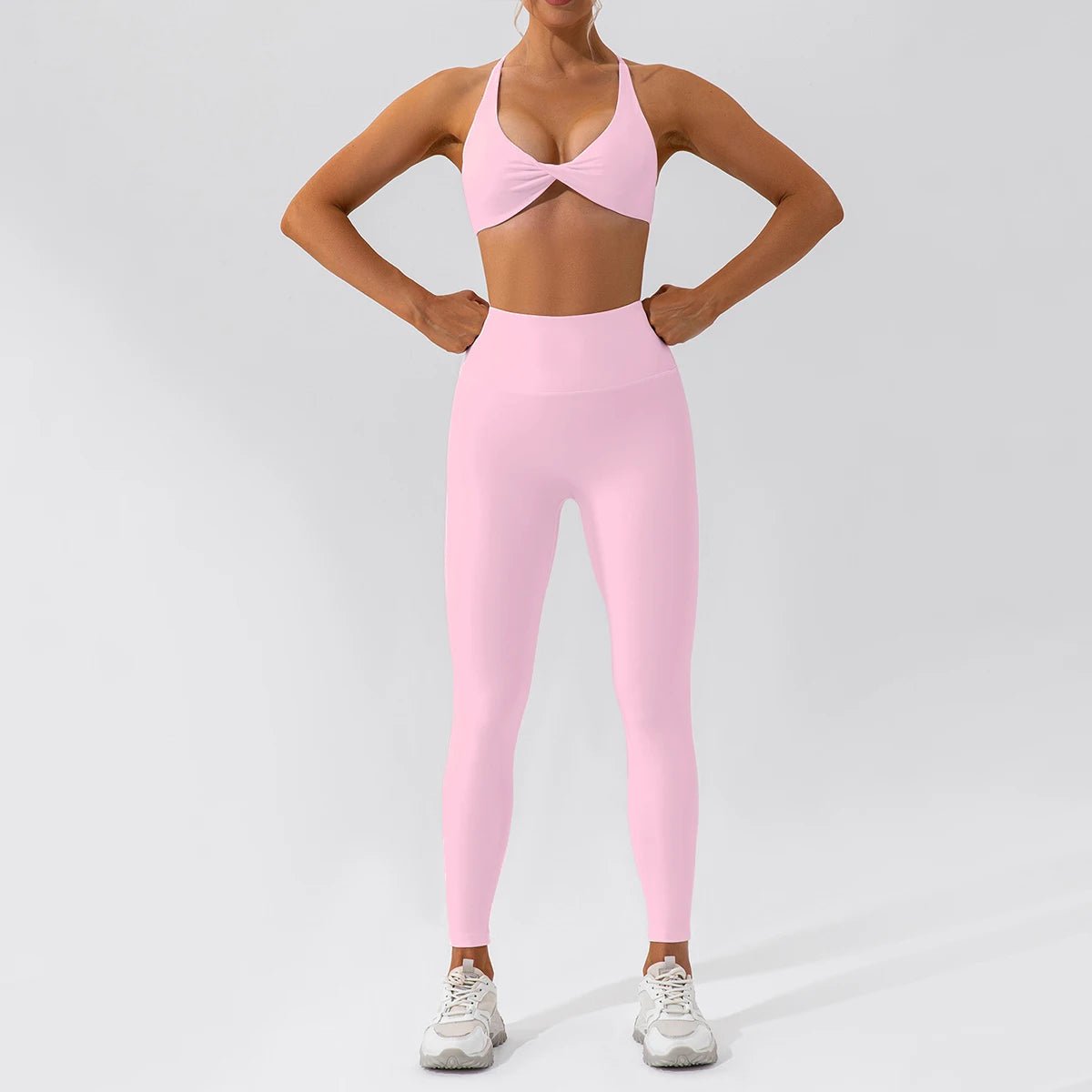SaneShoppe-Women's Yoga Gym Set 2PCS Quick-Drying Sports Suit Long Sleeve Running Workout