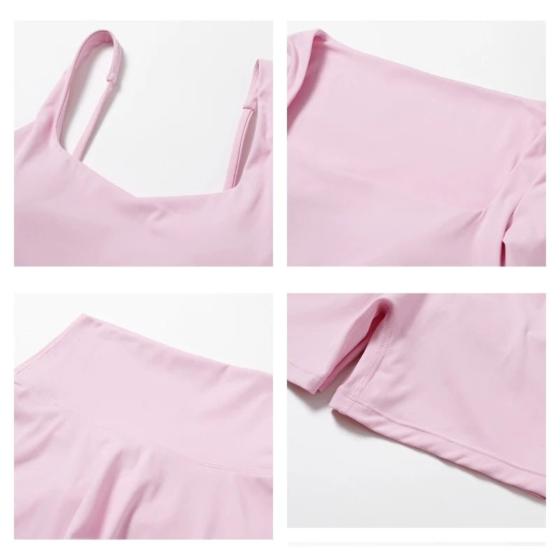 SaneShoppe-Women's Yoga Gym Set 2PCS Quick-Drying Sports Suit Long Sleeve Running Workout