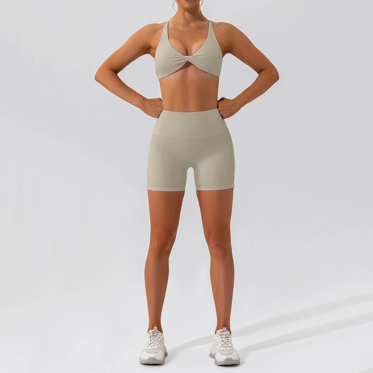SaneShoppe-Women's Yoga Gym Set 2PCS Quick-Drying Sports Suit Long Sleeve Running Workout