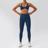SaneShoppe-Women's Yoga Gym Set 2PCS Quick-Drying Sports Suit Long Sleeve Running Workout