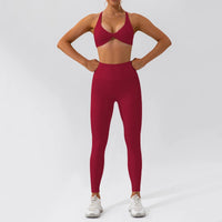 SaneShoppe-Women's Yoga Gym Set 2PCS Quick-Drying Sports Suit Long Sleeve Running Workout