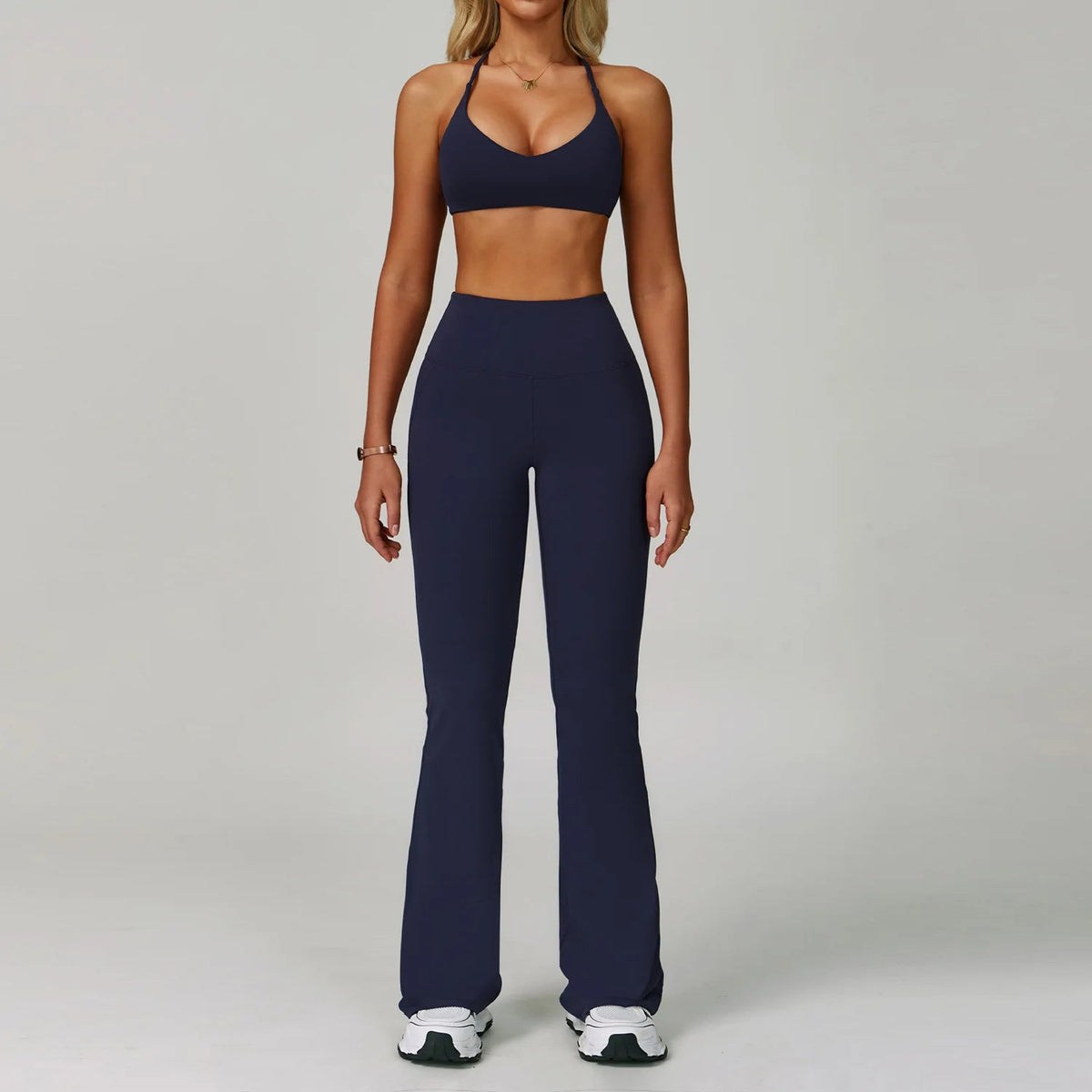 SaneShoppe-Women's Yoga Gym Set - Sports Bra & High Waist Leggings - Fitness Workout Outfit