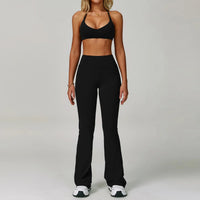 SaneShoppe-Women's Yoga Gym Set - Sports Bra & High Waist Leggings - Fitness Workout Outfit