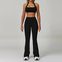 SaneShoppe-Women's Yoga Gym Set - Sports Bra & High Waist Leggings - Fitness Workout Outfit