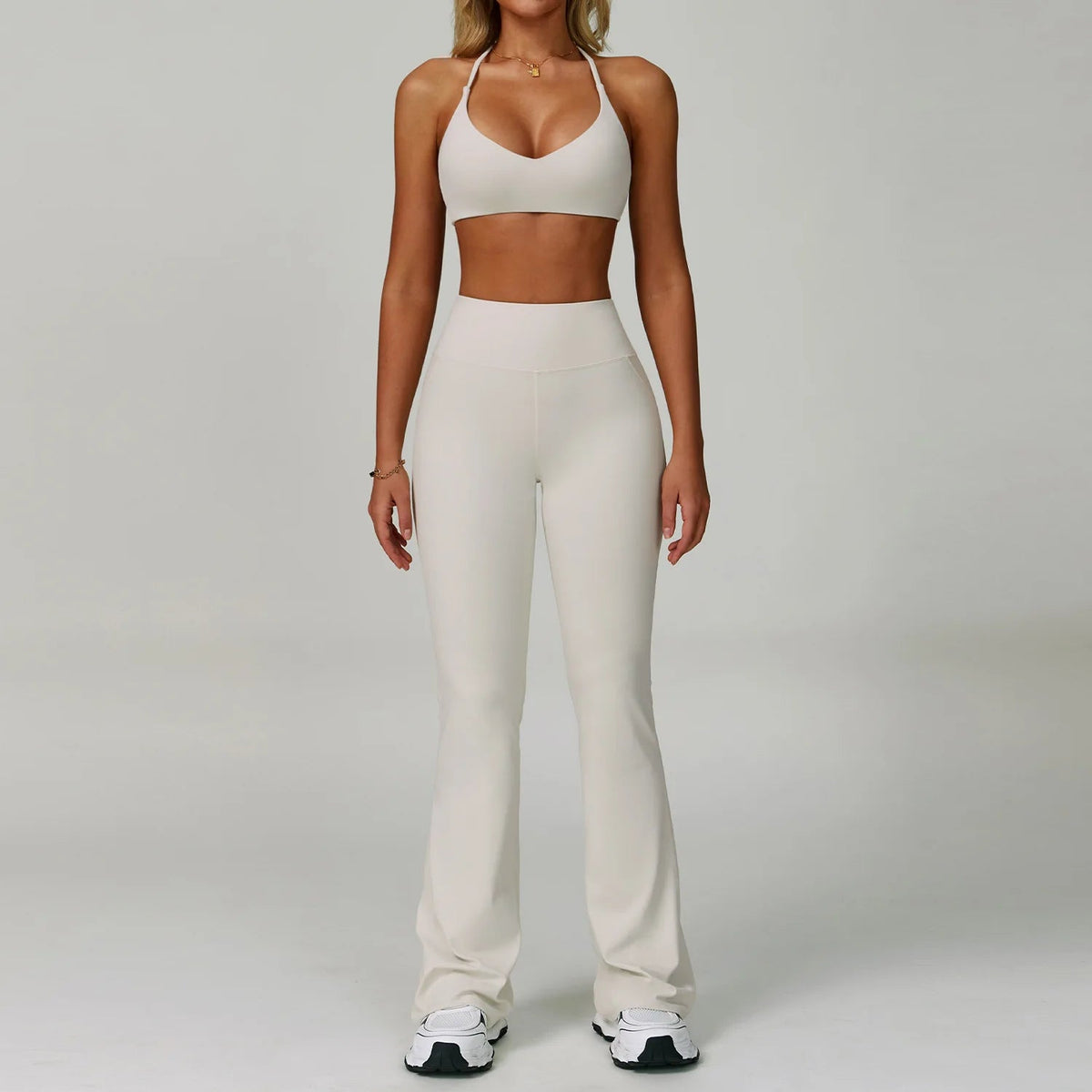 SaneShoppe-Women's Yoga Gym Set - Sports Bra & High Waist Leggings - Fitness Workout Outfit