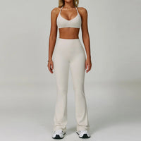 SaneShoppe-Women's Yoga Gym Set - Sports Bra & High Waist Leggings - Fitness Workout Outfit