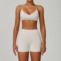 SaneShoppe-Women's Yoga Gym Set - Sports Bra & High Waist Leggings - Fitness Workout Outfit