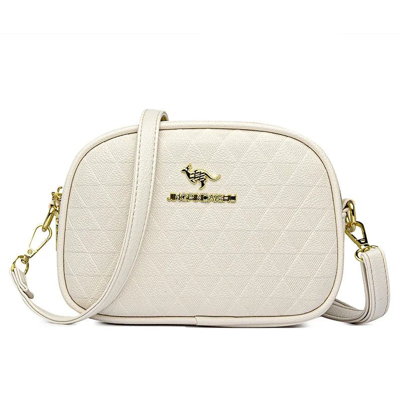 SaneShoppe-Luxury Crocodile PU Leather Women's CrossBody Bag with Zipper Pockets