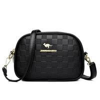 SaneShoppe-Luxury Crocodile PU Leather Women's CrossBody Bag with Zipper Pockets