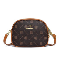 SaneShoppe-Luxury Crocodile PU Leather Women's CrossBody Bag with Zipper Pockets