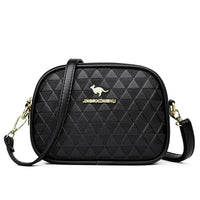 SaneShoppe-Luxury Crocodile PU Leather Women's CrossBody Bag with Zipper Pockets