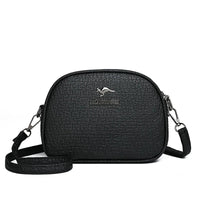 SaneShoppe-Luxury Crocodile PU Leather Women's CrossBody Bag with Zipper Pockets
