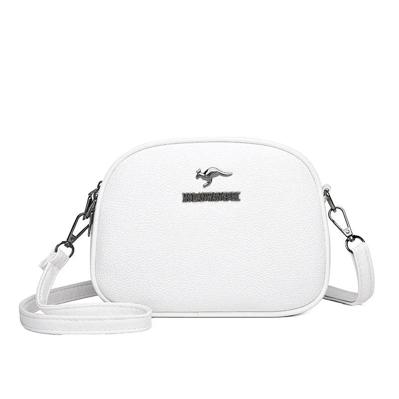 SaneShoppe-Luxury Crocodile PU Leather Women's CrossBody Bag with Zipper Pockets