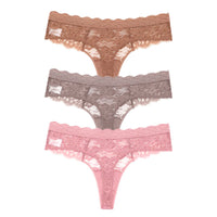 SaneShoppe 3 PCS / Set S - XL Women Sexy Panties G - string Lace Lingerie Bikini 3 PCS / Set S - XL Women Sexy Panties G - string Lace Lingerie Bikini