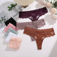 SaneShoppe - 3 PCS / Set S - XL Women Sexy Panties G - string Lace Lingerie Bikini