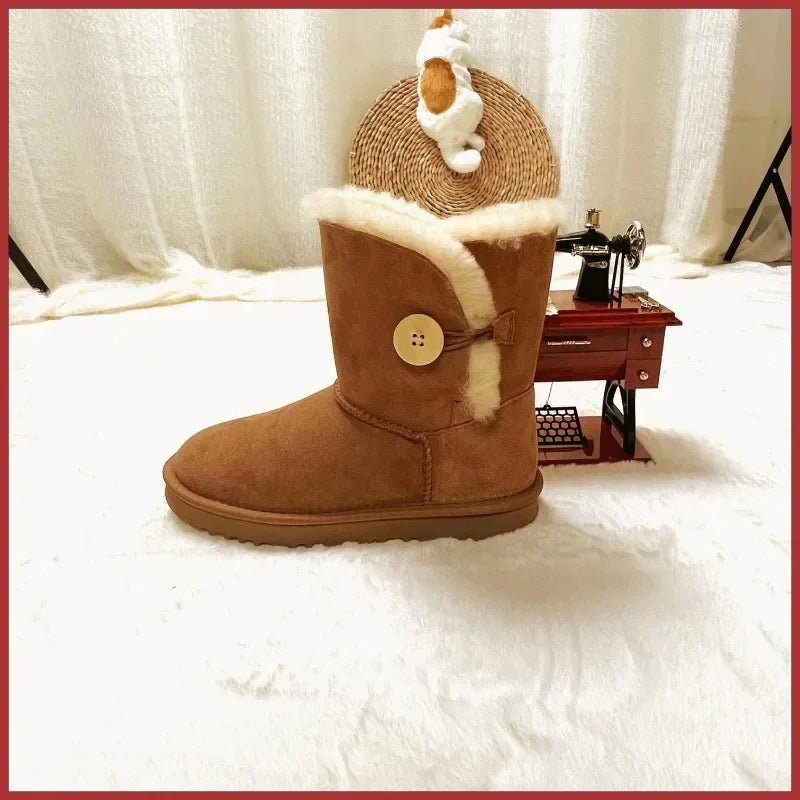 SaneShoppe-Women's Winter Snow Boots - Cozy, Stylish & Comfortable