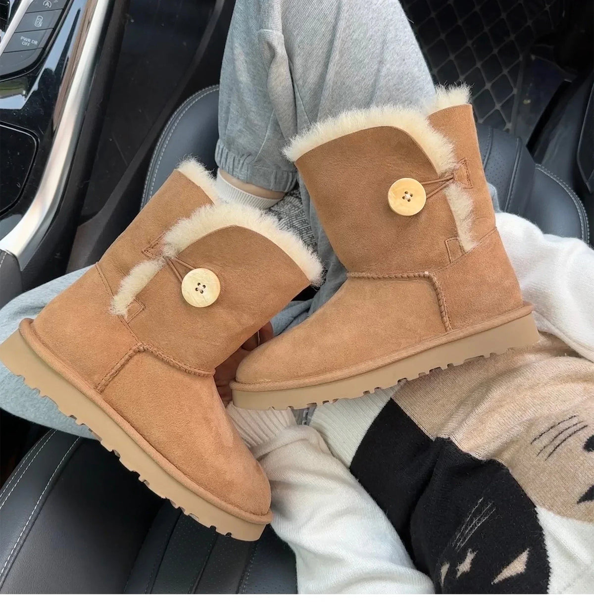 SaneShoppe-Women's Winter Snow Boots - Cozy, Stylish & Comfortable