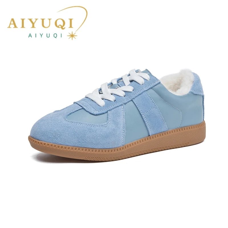SaneShoppe-Women's 2026 New Genuine Leather Sneakers Casual Spring Flat Shoes